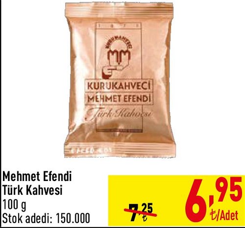 Mehmet Efendi Türk Kahvesi 100 g image