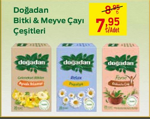 Doğadan Bitki & Meyve Çayı Çeşitleri image