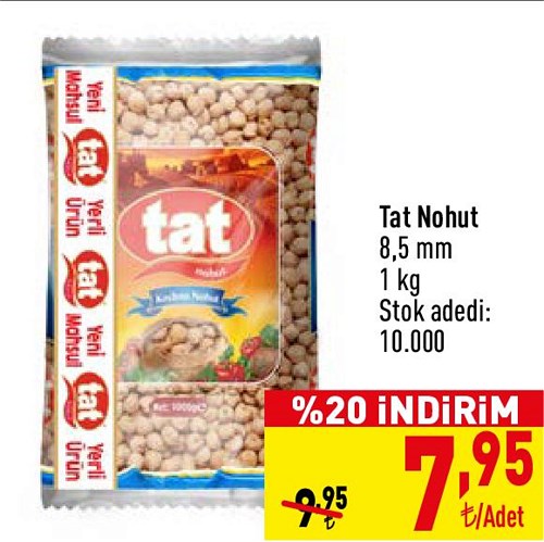 Tat Nohut 8,5 mm 1 kg image