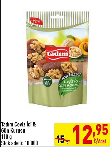 Tadım Ceviz İçi & Gün Kurusu 110 g image