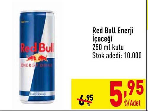 Red Bull Enerji İçeceği 250 ml Kutu image