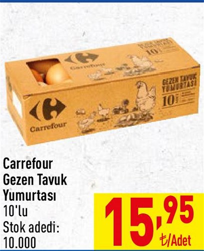 Carrefour Gezen Yumurta 10'lu image