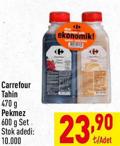 Carrefour Tahin 470 g Pekmez 600 g Set image