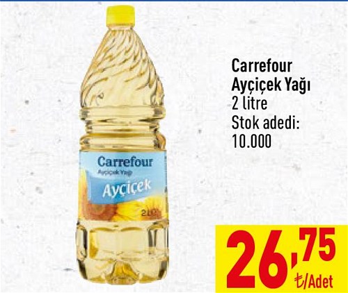 Carrefour Ayçiçek Yağı 2 litre image