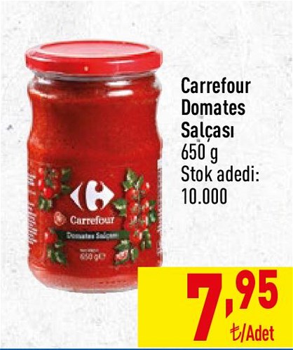 Carrefour Domates Salçası 650 g image