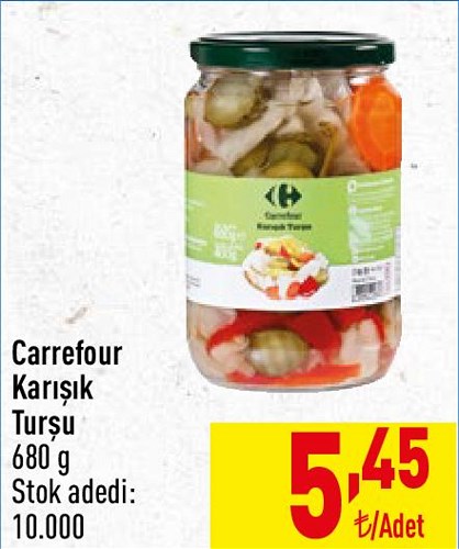 Carrefour Karışık Turşu 680 g image