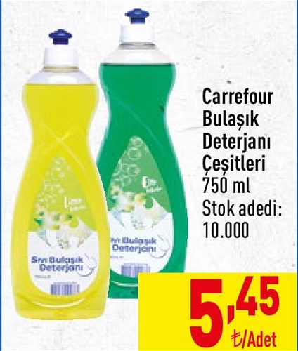 Carrefour Bulaşık Deterjanı Çeşitleri 750 ml image