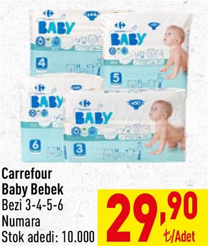 Carrefour Baby Bebek Bezi 3-4-5-6 Numara image