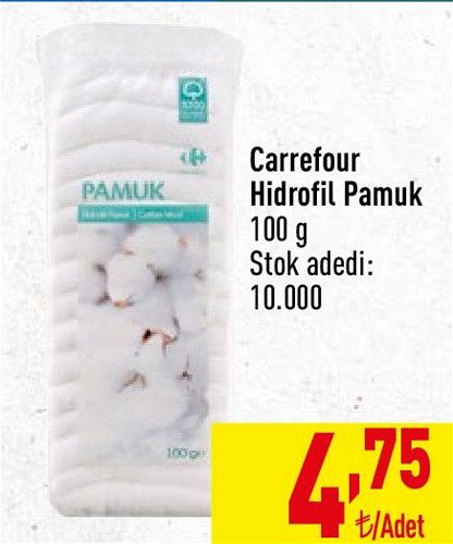 Carrefour Hidrofil Pamuk 100 g image