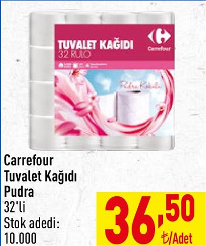 Carrefour Tuvalet Kağıdı Pudra 32'li image