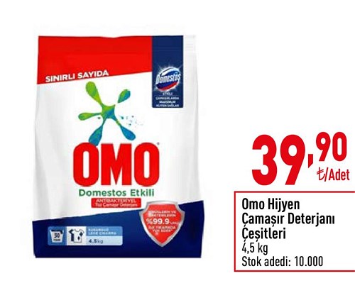 Omo Hijyen Çamaşır Deterjanı Çeşitleri 4,5 kg image