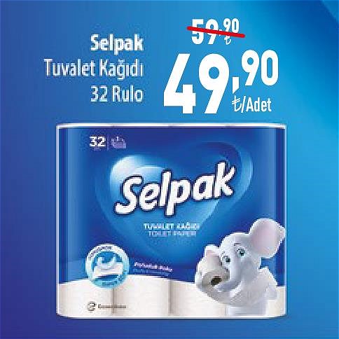 Selpak Tuvalet Kağıdı 32 Rulo image