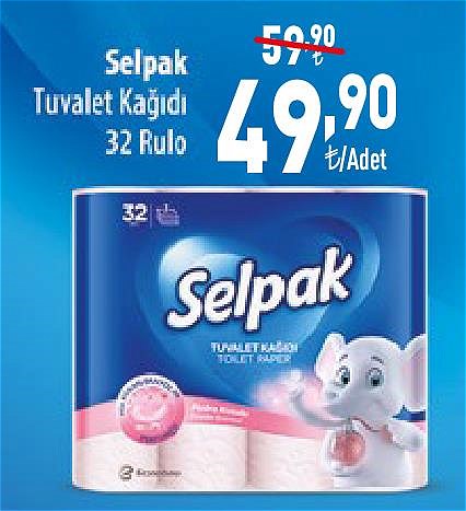 Selpak Tuvalet Kağıdı 32 Rulo image