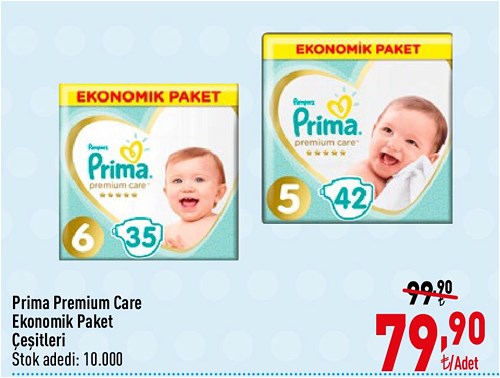 Prima Premium Care Ekonomik Paket Çeşitleri/Adet image