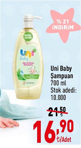 Uni Baby Şampuan 700 ml image