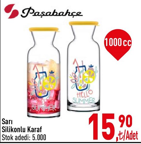 Paşabahçe Sarı Silikonlu Karaf 1000 cc image