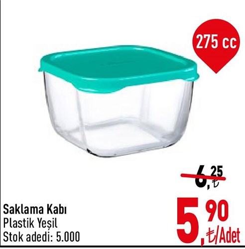 Saklama Kabı 275 cc image