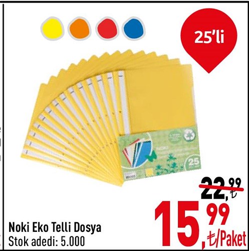 Noki Eko Telli Dosya 25'li image