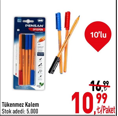 Tükenmez Kalem 10'lu image