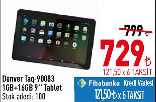 Denver Taq-90083 1GB+16 GB 9" Tablet image