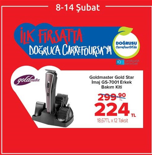 Golmaster Gold Star İmaj GS-7001 Erkek Bakım Kiti image