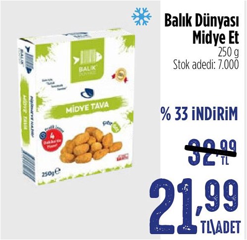 Balık Dünyası Midye Et 250 g image