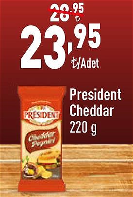 President Cheddar 220 g image