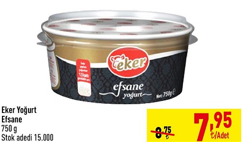 Eker Yoğurt Efsane 750 g image