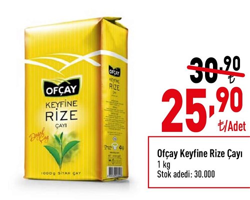 Ofçay Keyfine Rize Çayı 1 kg image