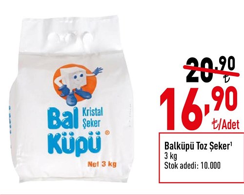 Balküpü Toz Şeker 3 kg image