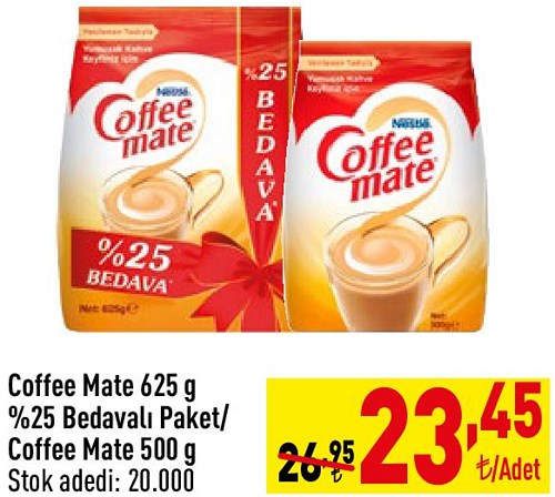 Coffee Mate 625 g %25 Bedavalı Paket/Coffee Mate 500 g image