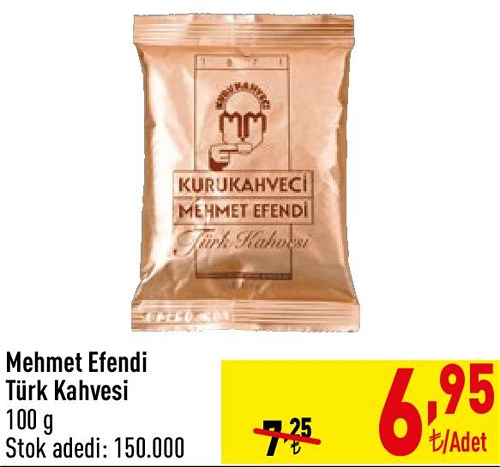 Mehmet Efendi Türk Kahvesi 100 g image