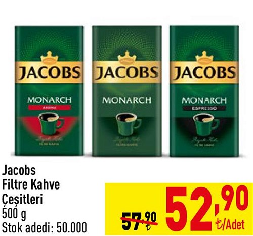 Jacobs Fitre Kahve Çeşitleri 500 g image