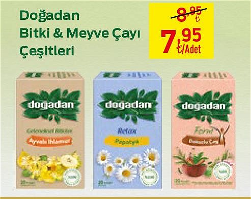 Doğadan Bitki & Meyve Çayı Çeşitleri image