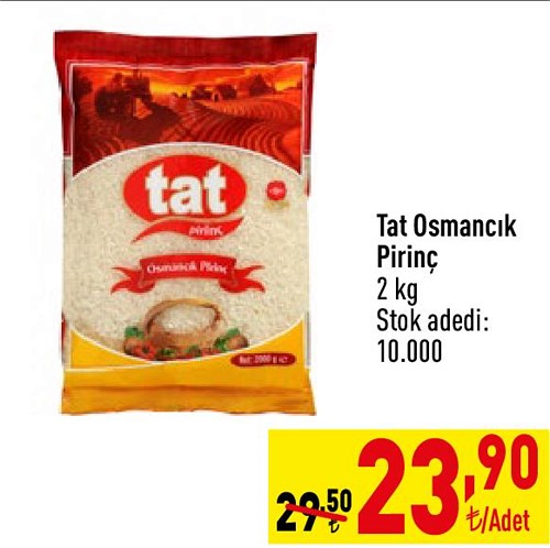 Tat Osmancık Pirinç 2 kg image