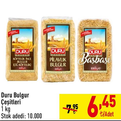 Duru Bulgur Çeşitleri 1 kg image