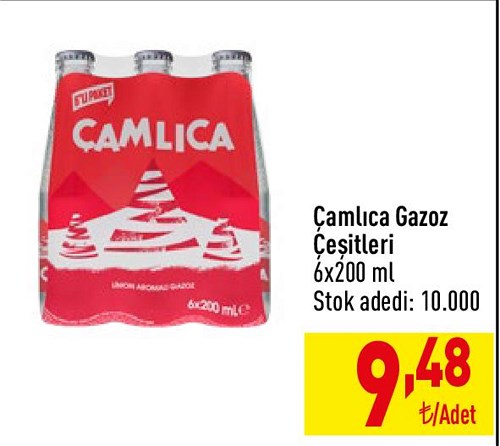 Çamlıca Gazoz Çeşitleri 6x200 ml image