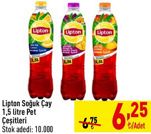 Lipton Soğuk Çay 1,5 litre Pet Çeşitleri image