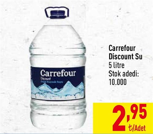 Carrefour Discount Su 5 litre image