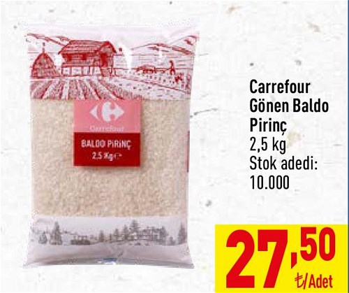 Carrefour Gönen Baldo Pirinç 2,5 Kg image