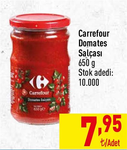 Carrefour Domates Salçası 650 g image