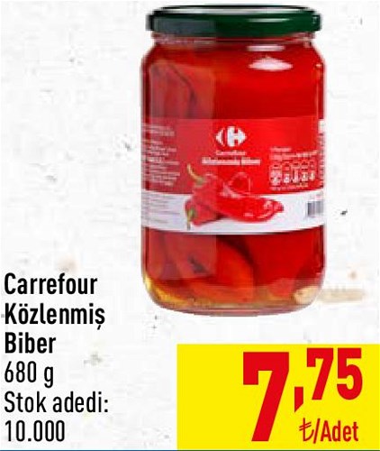 Carrefour Közlenmiş Biber 680 g image