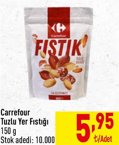 Carrefour Tuzlu Yer Fıstığı 150 g image