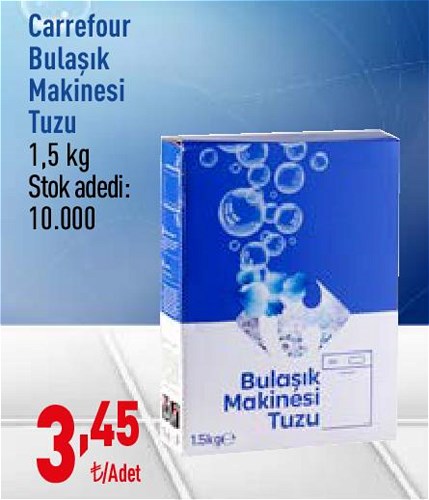 Carrefour Bulaşık Makinesi Tuzu 1,5 kg image