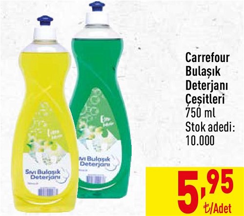 Carrefour Bulaşık Deterjanı Çeşitleri 750 ml image