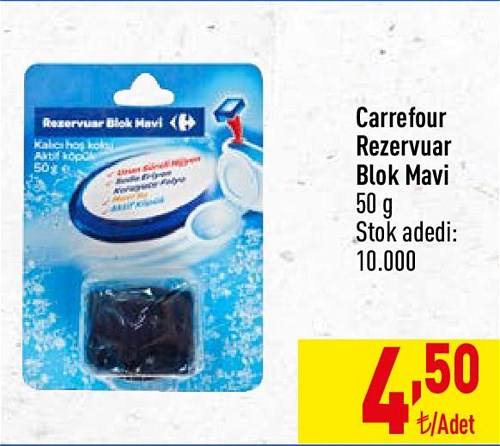 Carrefour Rezervuar Blok Mavi 50 g image