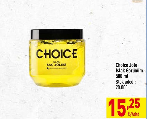 Choice Jöle Islak Görünüm 500 ml image