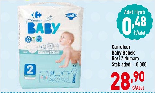 Carrefour Baby Bebek Bezi 2 Numara image