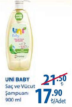 Uni Baby Saç ve Vücut Şampuanı 900 ml image