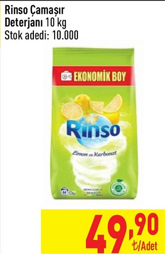 Rinso Çamaşır Deterjanı 10 kg image